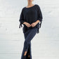 Navy Jess Lace Hem Leggings