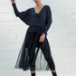 Ivy Navy Tulle Skirt(last sizes)