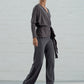 Antracite Bella Wrap Top