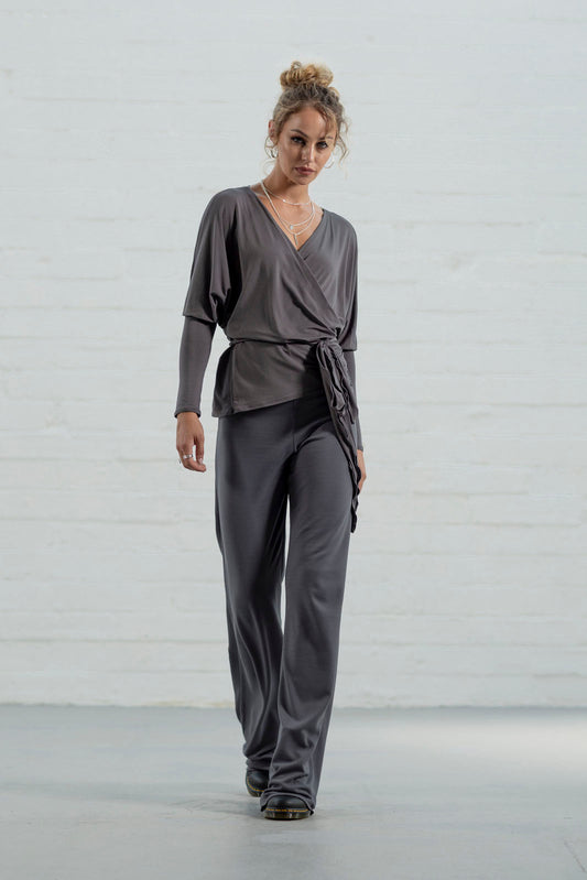Antracite Bella Wrap Top