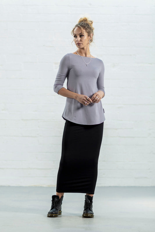 Ailsa Silver Frost Jersey Top