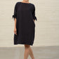 Claudia Navy Linen Tunic