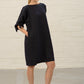 Claudia Navy Linen Tunic