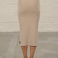 Oat Bardot Skirt