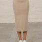 Oat Bardot Skirt