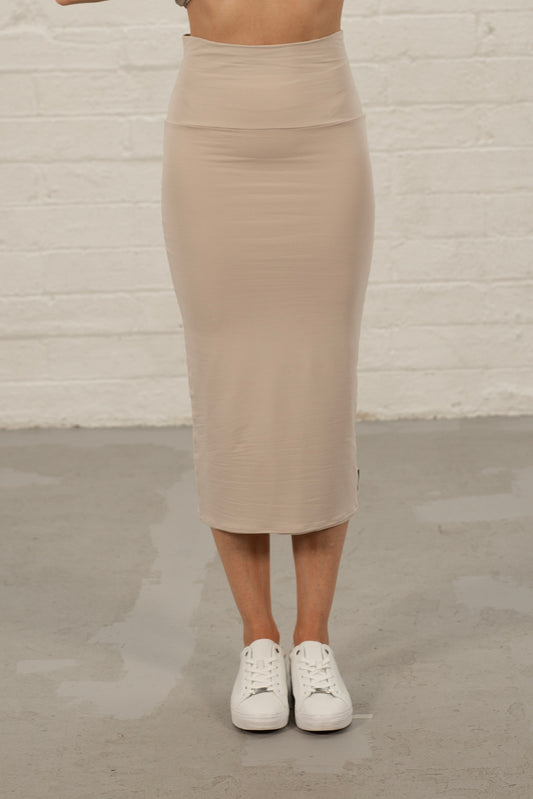Oat Bardot Skirt