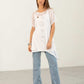 White Myla Chiffon Tunic