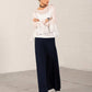 Navy Swan Skirt