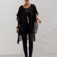 Fleur Long Layering Vest (black)