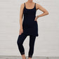 Black Jess Lace Hem Leggings